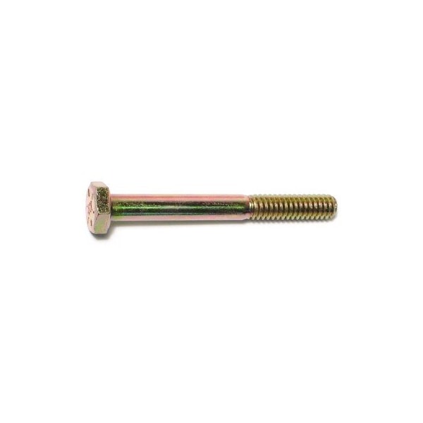 Midwest Fastener Grade 8, 1/4"-20 Hex Head Cap Screw, Zinc Yellow Steel, 2-1/4 in L, 50 PK 00667 - main
